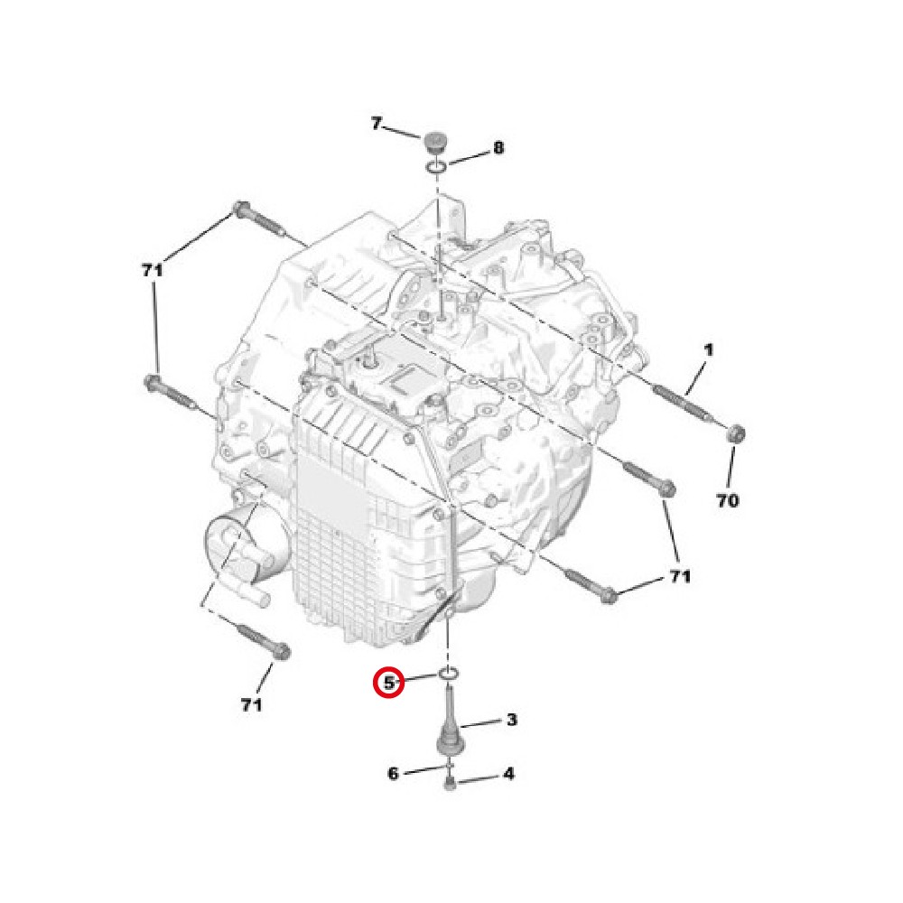 98 246 071 80 Junta de Tapon CVA OEM Original