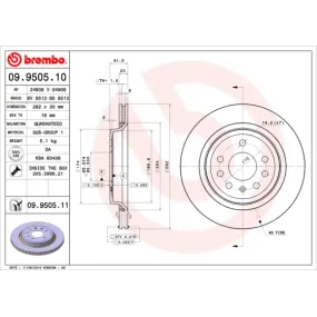 Juego de discos Brembo 09.7628.14