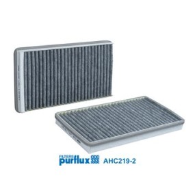 KIT filtro, aire habitáculo carbón activo PURFLUX AHC219-2