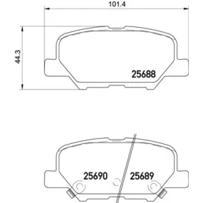 Pastillas de Freno Brembo P61111
