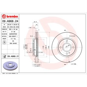 Disco de freno Brembo