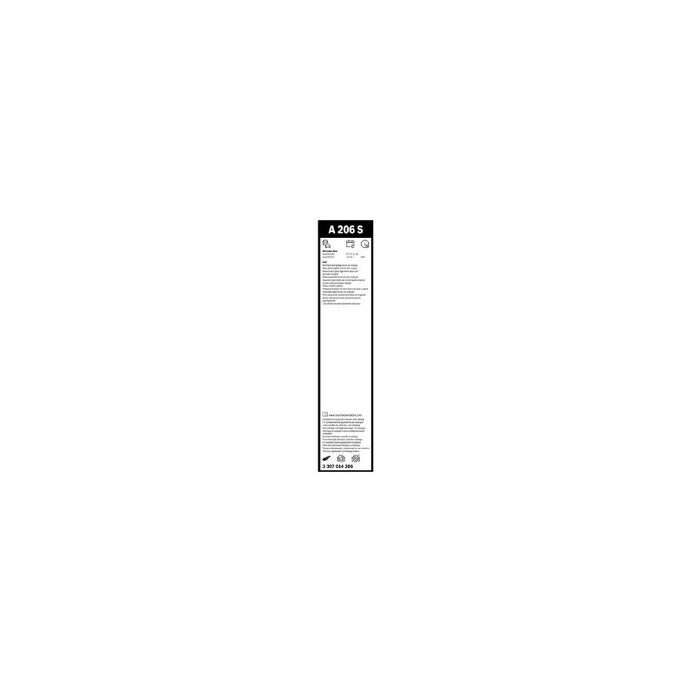 Set escobillas Bosch Aerotwin A206S
