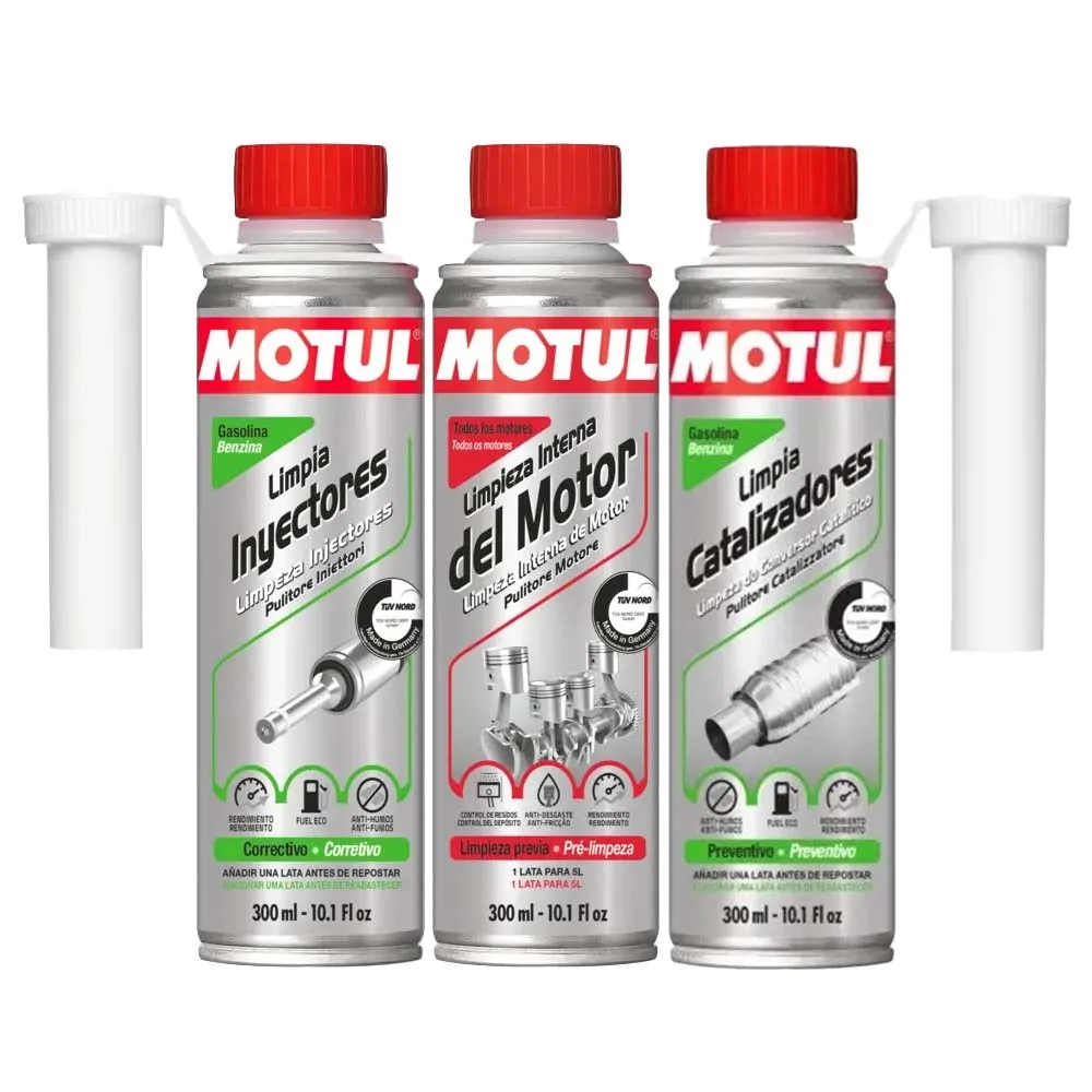Pack Motul limpieza motor + sist. gasolina