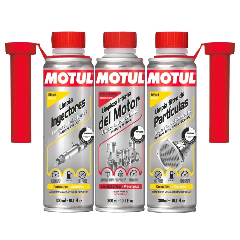 Pack Motul limpieza motor + sist. diésel