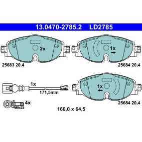 Pastillas Ate Ceramic LD2785