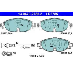 Pastillas Ate Ceramic LD2785