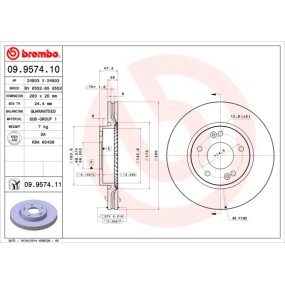 Disco de freno Brembo...