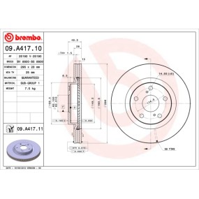 Disco de freno Brembo...
