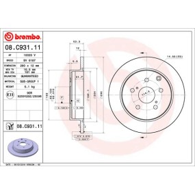 Disco de freno Brembo...