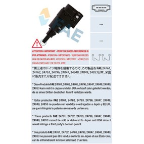 Interruptor Luz De Stop Mecánico FAE 24763 LIQ