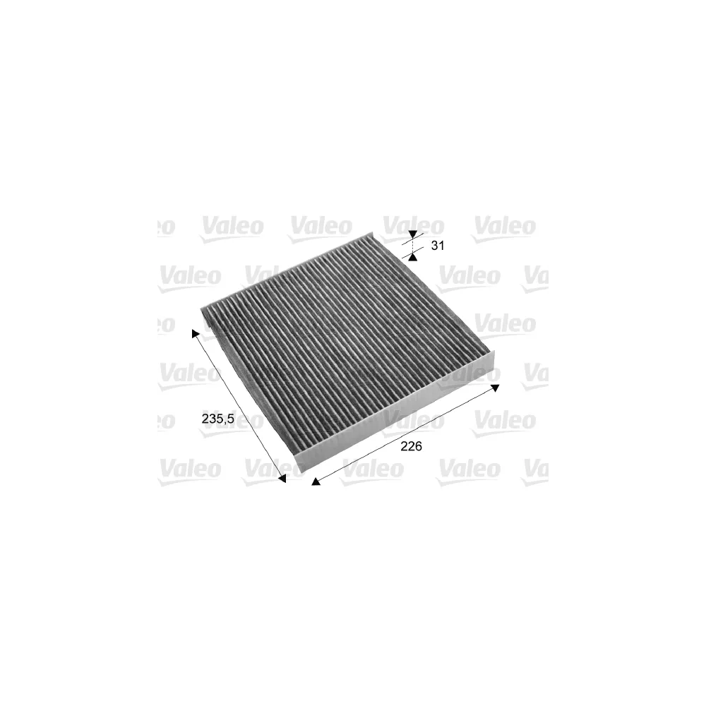 Filtro, aire habitáculo carbón activo VALEO - 715678