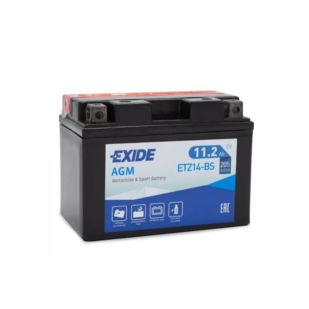 BATERIA EXIDE TUDOR YTZ14S-BS