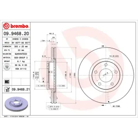 Disco BREMBO 09.9468.20