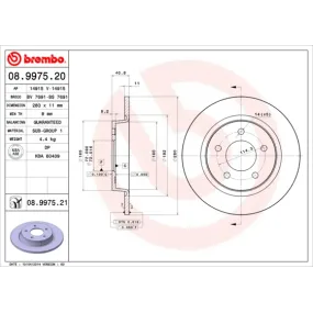 Disco BREMBO 08.9975.20