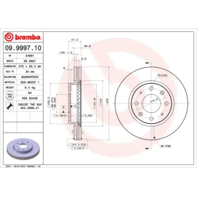 Disco BREMBO 09.9997.10