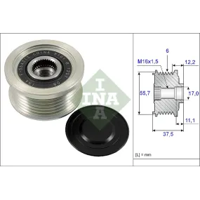 Rueda libre alternador INA - 535 0226 10