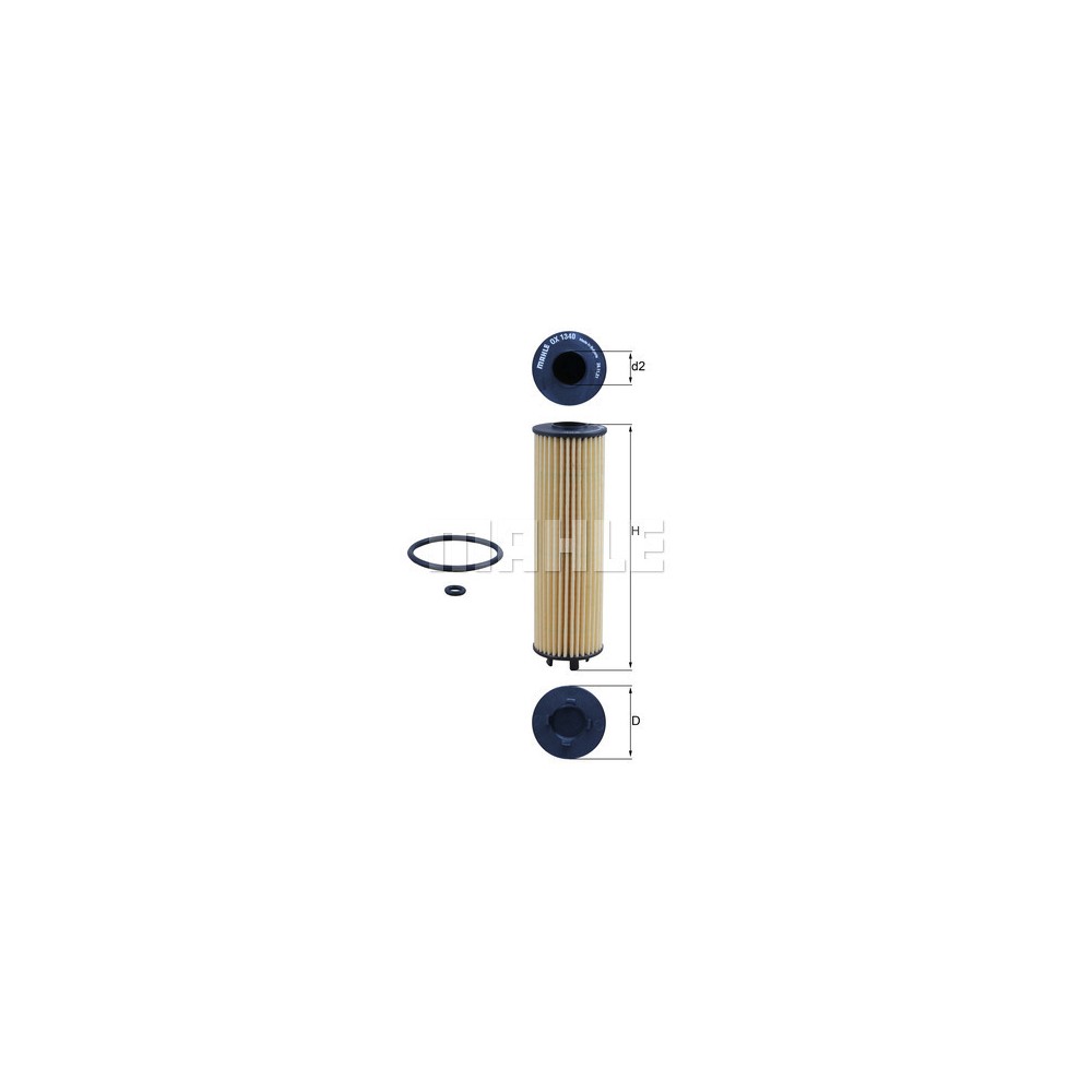 Filtro aceite Mahle OX 1340D