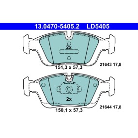Pastillas ATE 13.0470-5405.2