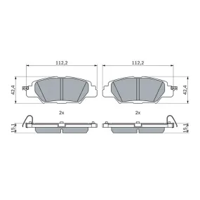 Pastillas Freno Bosch 0 986 460 006