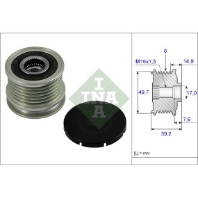 535 0015 10: Rueda libre alternador