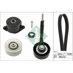 Juego de correas trapeciales poli V INA 529 0314 10