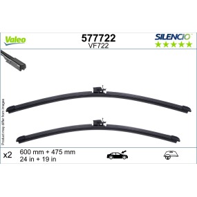 Juego escobillas Valeo VF722