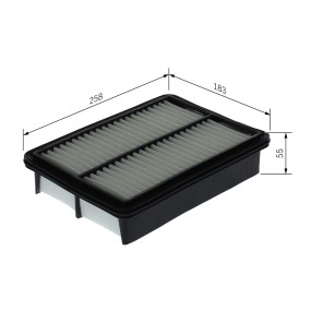 Filtro de aire BOSCH - F 026 400 747