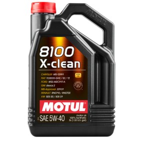 Aceite Motul 8100 X-Clean 5w40