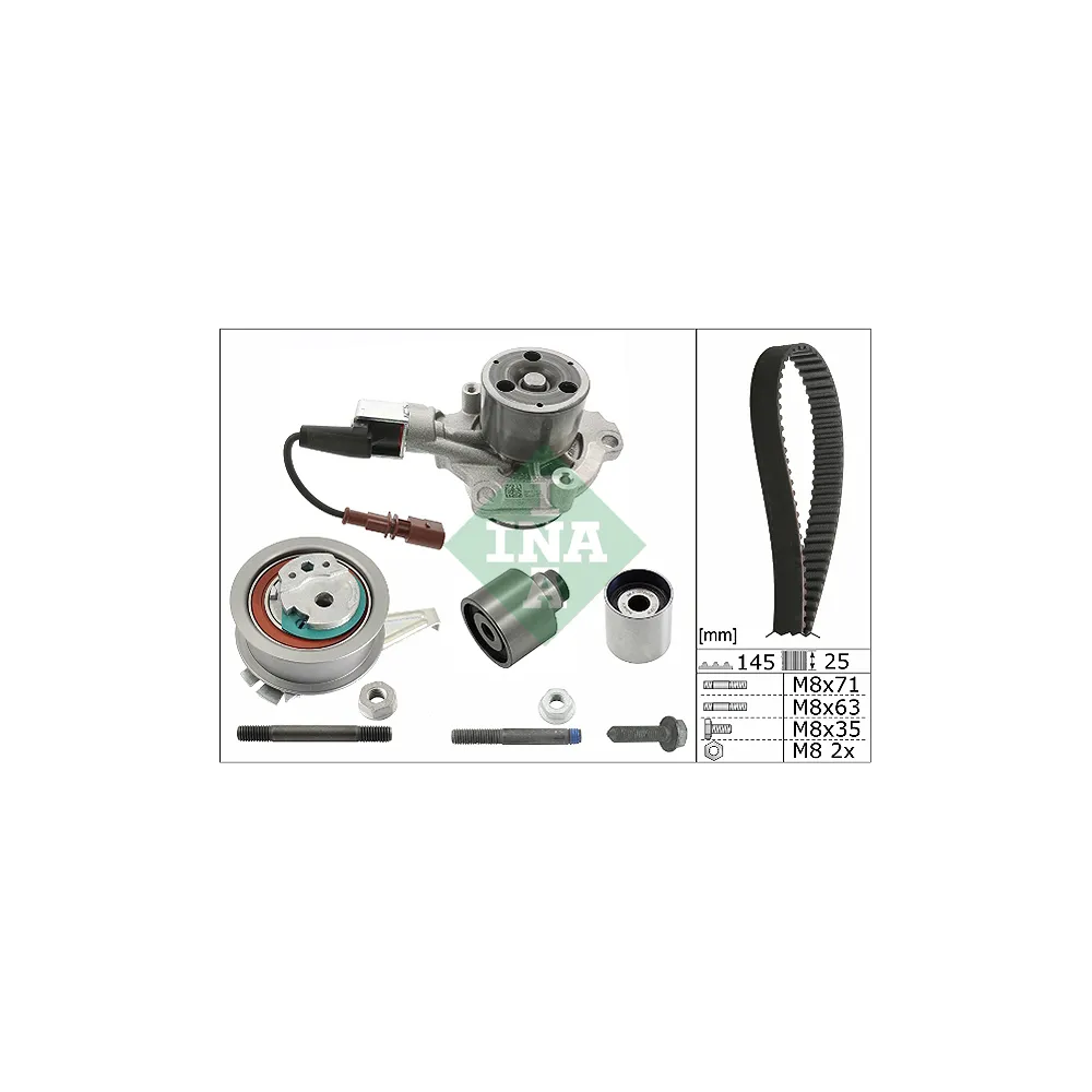 Kit de distribución con bomba de agua INA 530 0650 30