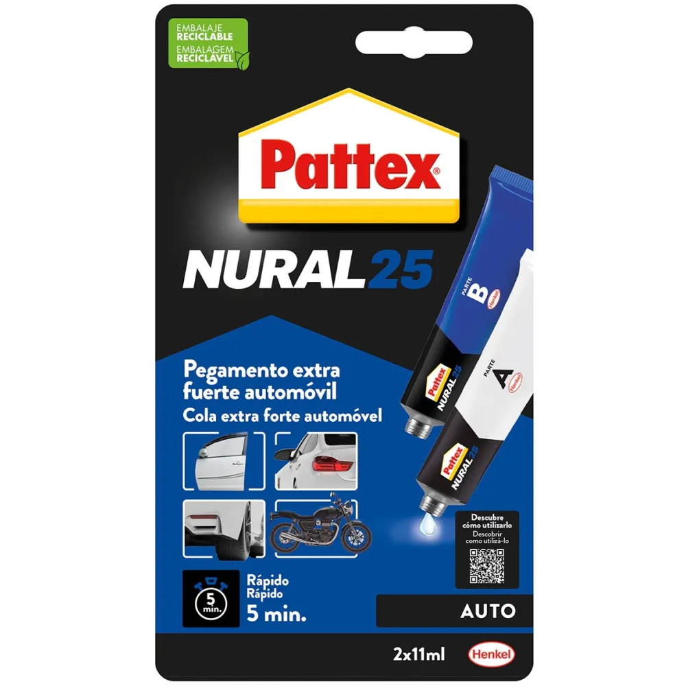 Soldadura metálica Pattex Nural 25 22ml