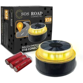Pack 5 balizas V16 conectadas a la DGT SOS Road