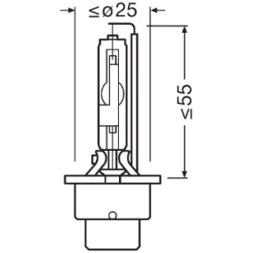 Lámpara descarga xenón 35w D2R Osram