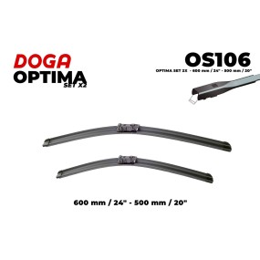 DOGA OPTIMA SET 2X - 600 mm 24 - 500 mm 20 - OS106