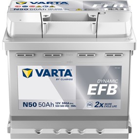 Varta Bater&iacute;a N50 EFE 50Ah 550A