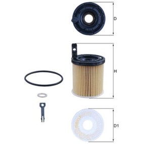 Filtro aceite Mahle - OX1121D