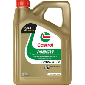 Aceite de moto Castrol Power 1 20w50 1 - 4 litros