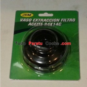 Vaso de extraccion filtro aceite 84mm y 14 caras JBM