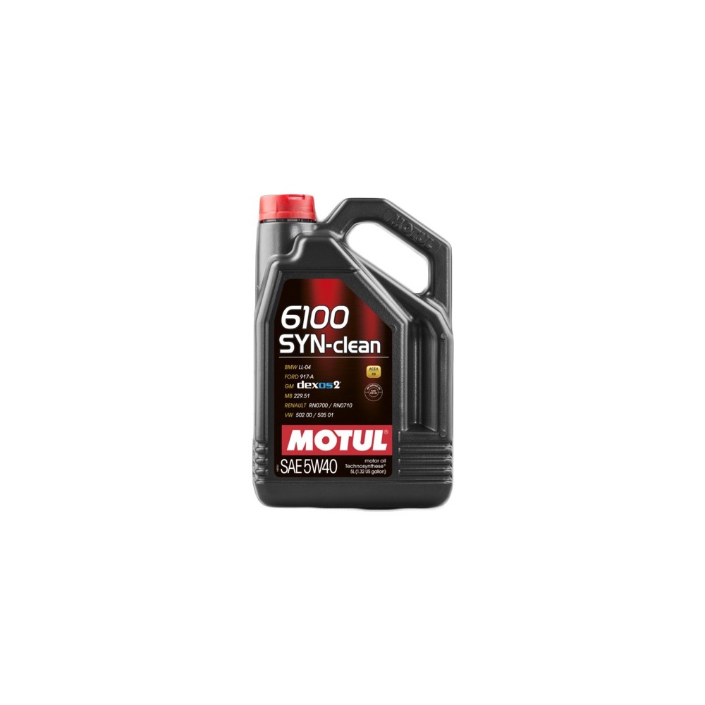Aceite Motul 6100 Syn-Clean 5w40 C3 5 litros