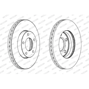 FERODO - DDF1311 - Disco de freno - PREMIER