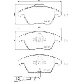 Pastillas Brembo P 85 146 Todoparatucoche
