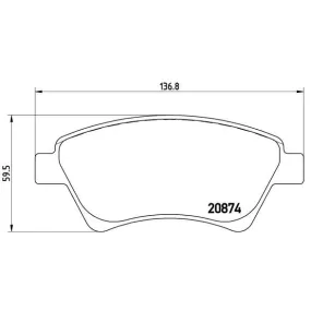 Pastillas Brembo P 68 034 Todoparatucoche