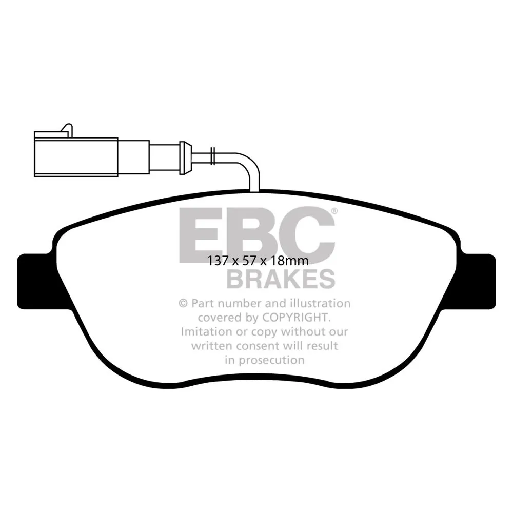 Pastillas EBC Brakes Yellowstuff  DP41383R