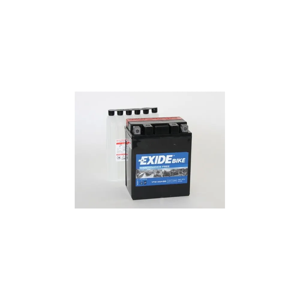 BATERÍA EXIDE AGM ETX14-BS 12v 12Ah LIBRE DE MANTENIMIENTO