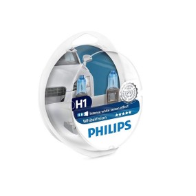 Lámparas H1 Philips White Vision - Efecto Xenon