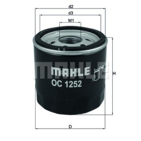 Filtro aceite Mahle OC 1252