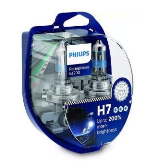 Set lámparas Philips RacingVision GT200 H7