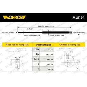 ML5162: MONROE AMORTIGUADOR...