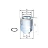 Filtro de combustible Bosch F 026 402 063 - N2063